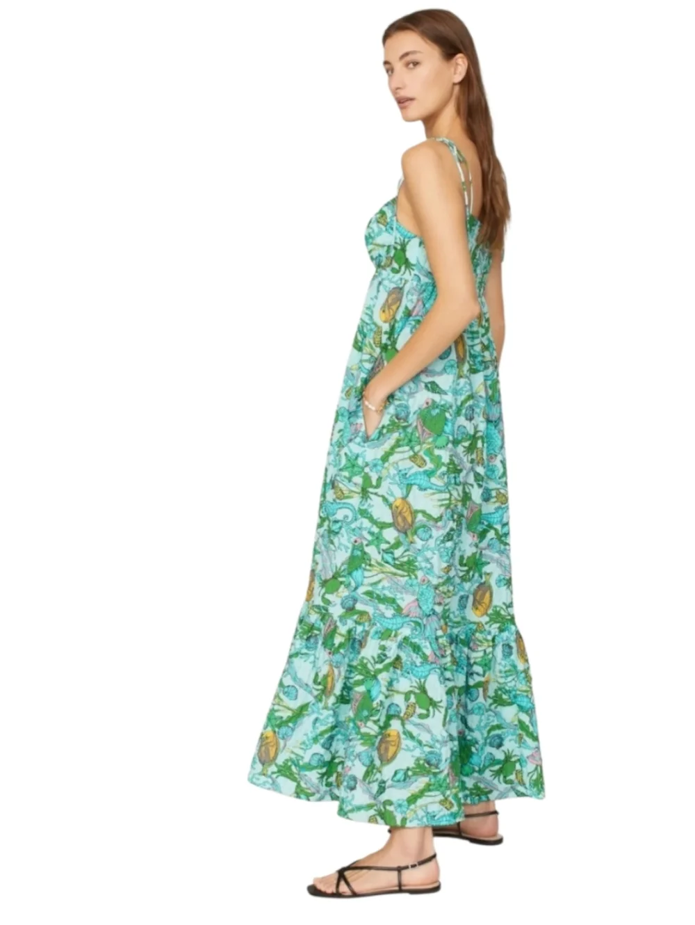 KATE SPADE UNDER THE SEA MAXI DRESS M